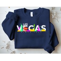 Las Vegas Colorful Skyline Sweatshirt