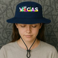 Las Vegas Colorful Skyline Bucket Hat