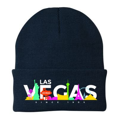 Las Vegas Colorful Skyline Beanie