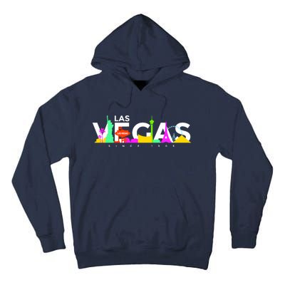 Las Vegas Colorful Skyline Tall Hoodie