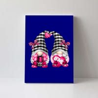 Lesbian Valentines Day Gnomes For Her Cute Pink Gnomies Cute Gift Canvas