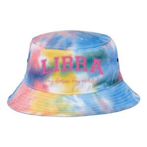 Libra Very Demure Very Mindful Zodiac Astrology Birthday Tie Dye Newport Bucket Hat