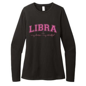 Libra Very Demure Very Mindful Zodiac Astrology Birthday Womens CVC Long Sleeve Shirt