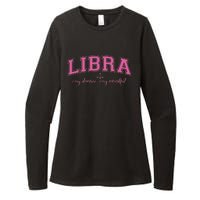 Libra Very Demure Very Mindful Zodiac Astrology Birthday Womens CVC Long Sleeve Shirt