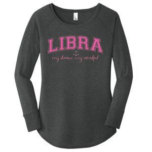 Libra Very Demure Very Mindful Zodiac Astrology Birthday Women's Perfect Tri Tunic Long Sleeve Shirt