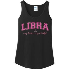 Libra Very Demure Very Mindful Zodiac Astrology Birthday Ladies Essential Tank