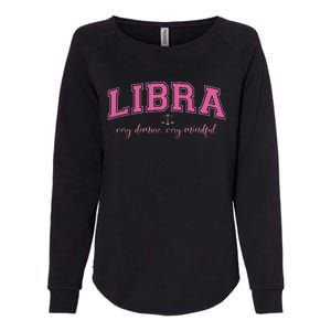 Libra Very Demure Very Mindful Zodiac Astrology Birthday Womens California Wash Sweatshirt