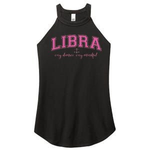 Libra Very Demure Very Mindful Zodiac Astrology Birthday Women's Perfect Tri Rocker Tank