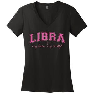 Libra Very Demure Very Mindful Zodiac Astrology Birthday Women's V-Neck T-Shirt