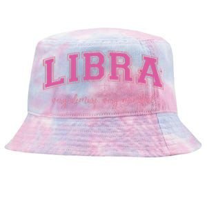 Libra Very Demure Very Mindful Zodiac Astrology Birthday Tie-Dyed Bucket Hat