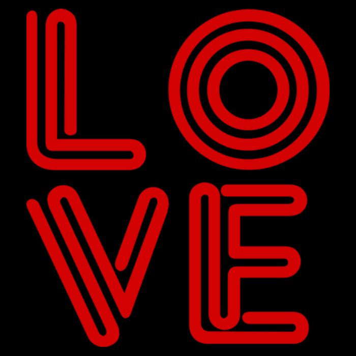Love Valentines Day Word Logo Mug
