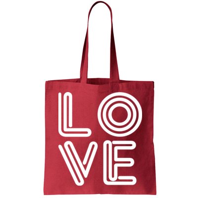 Love Valentines Day Word Logo Bag