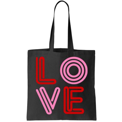 Love Valentines Day Pink And Red Logo Bag