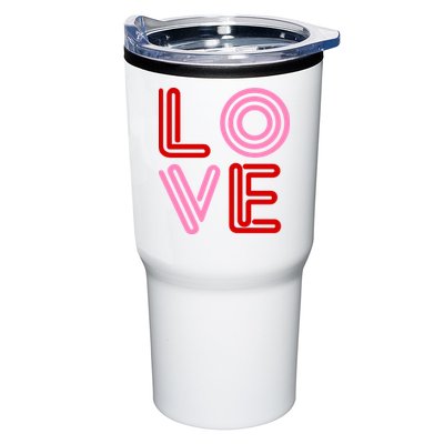 Love Valentines Day Pink And Red Logo Tumbler