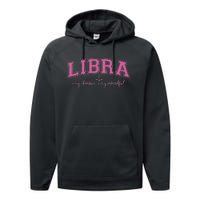 Libra Very Demure Very Mindful Zodiac Astrology Birthday Performance Fleece Hoodie