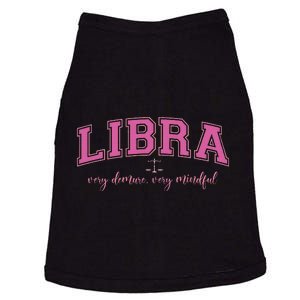 Libra Very Demure Very Mindful Zodiac Astrology Birthday Doggie Tank