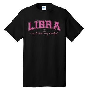 Libra Very Demure Very Mindful Zodiac Astrology Birthday Tall T-Shirt