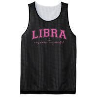 Libra Very Demure Very Mindful Zodiac Astrology Birthday Mesh Reversible Basketball Jersey Tank