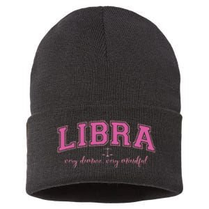 Libra Very Demure Very Mindful Zodiac Astrology Birthday Sustainable Knit Beanie