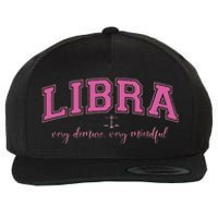 Libra Very Demure Very Mindful Zodiac Astrology Birthday Wool Snapback Cap