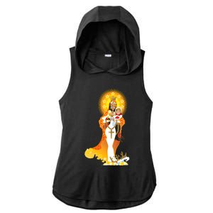 La Virgen De La Caridad Del Cobre Ladies PosiCharge Tri-Blend Wicking Draft Hoodie Tank