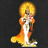 La Virgen De La Caridad Del Cobre 11oz C Handle Ceramic Mug