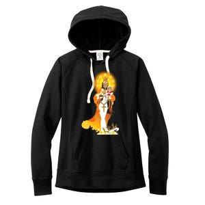 La Virgen De La Caridad Del Cobre Women's Fleece Hoodie