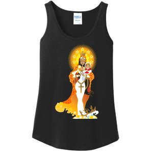 La Virgen De La Caridad Del Cobre Ladies Essential Tank