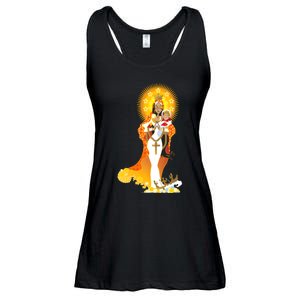 La Virgen De La Caridad Del Cobre Ladies Essential Flowy Tank