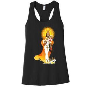 La Virgen De La Caridad Del Cobre Women's Racerback Tank