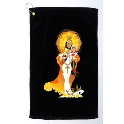 La Virgen De La Caridad Del Cobre Golf Towel
