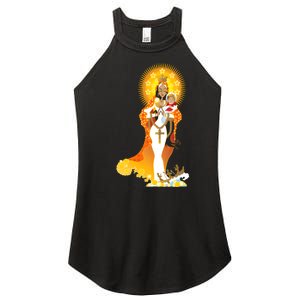 La Virgen De La Caridad Del Cobre Women's Perfect Tri Rocker Tank