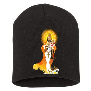 La Virgen De La Caridad Del Cobre Short Acrylic Beanie