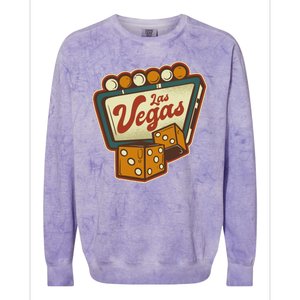 Las Vegas Dice Colorblast Crewneck Sweatshirt