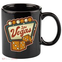 Las Vegas Dice 11oz C Handle Ceramic Mug