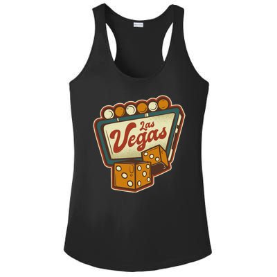 Las Vegas Dice Ladies PosiCharge Competitor Racerback Tank