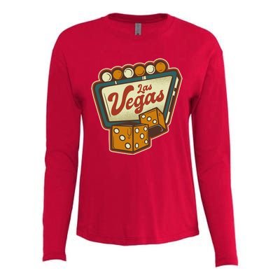 Las Vegas Dice Womens Cotton Relaxed Long Sleeve T-Shirt