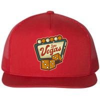 Las Vegas Dice Flat Bill Trucker Hat