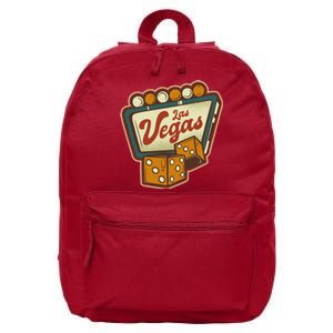 Las Vegas Dice 16 in Basic Backpack