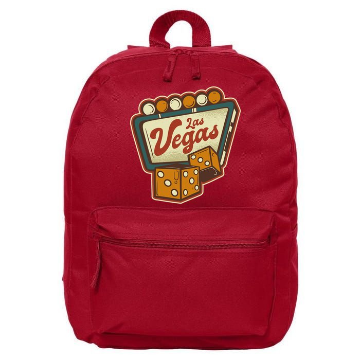 Las Vegas Dice 16 in Basic Backpack
