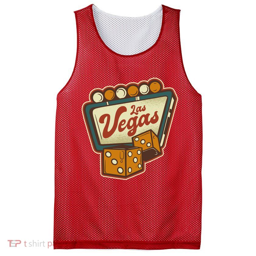 Las Vegas Dice Mesh Reversible Basketball Jersey Tank