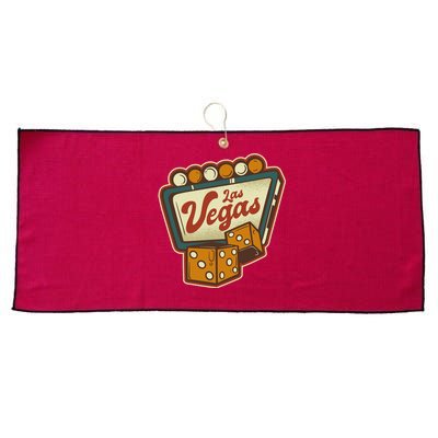 Las Vegas Dice Large Microfiber Waffle Golf Towel