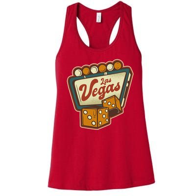 Las Vegas Dice Women's Racerback Tank