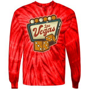 Las Vegas Dice Tie-Dye Long Sleeve Shirt