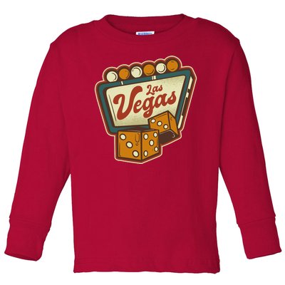 Las Vegas Dice Toddler Long Sleeve Shirt