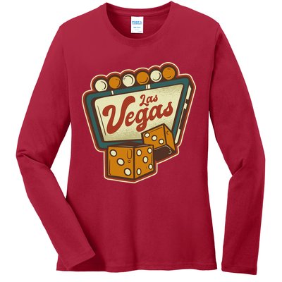 Las Vegas Dice Ladies Long Sleeve Shirt