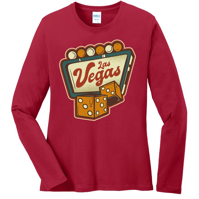 Las Vegas Dice Ladies Long Sleeve Shirt