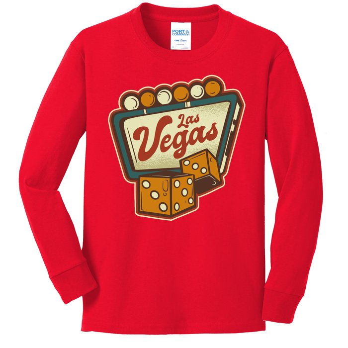 Las Vegas Dice Kids Long Sleeve Shirt