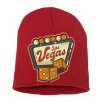 Las Vegas Dice Short Acrylic Beanie