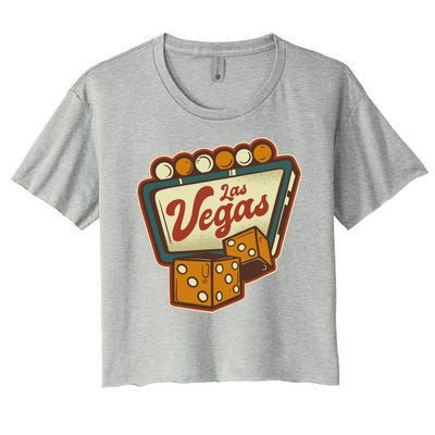 Las Vegas Dice Women's Crop Top Tee